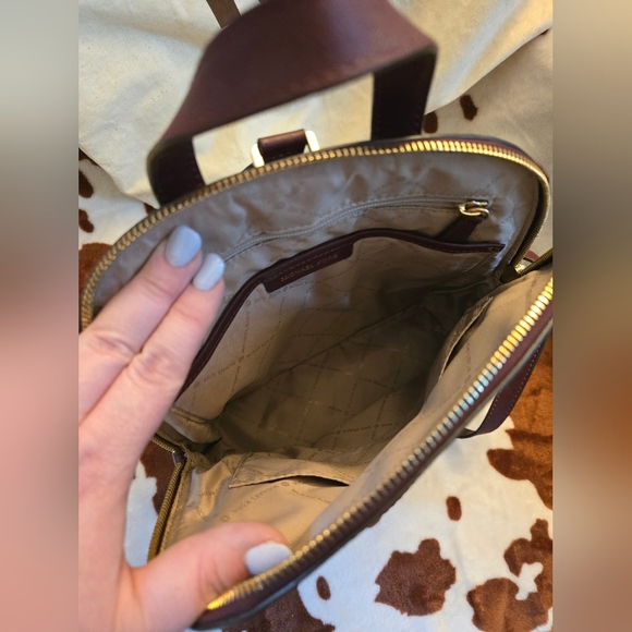 Michael Kors Red Wine Colored EMMY Backpack - With Dustbag - Picture 4 of 8